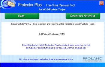 CleanPushdo screenshot