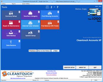 Cleantouch Accounts XP screenshot 5