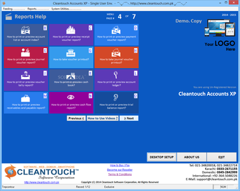 Cleantouch Accounts XP screenshot 7