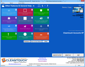 Cleantouch Accounts XP screenshot 8