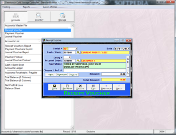 Cleantouch Cold Storage Controller screenshot 3