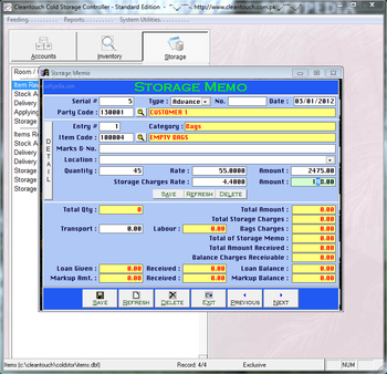 Cleantouch Cold Storage Controller screenshot 8