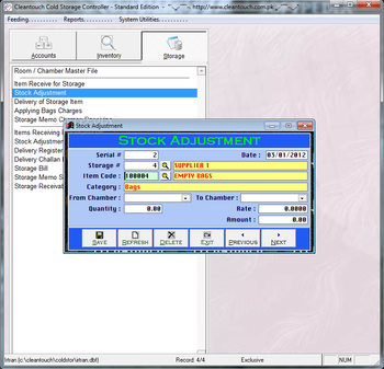 Cleantouch Cold Storage Controller screenshot 9