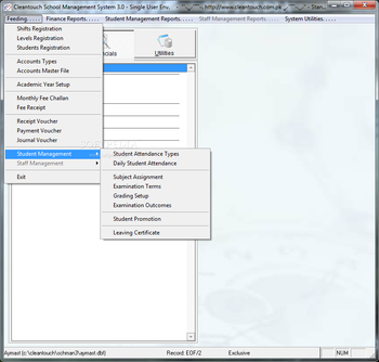 Cleantouch School Management System screenshot 12