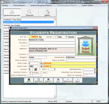 Cleantouch School Management System screenshot 3