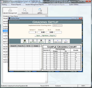 Cleantouch School Management System screenshot 6