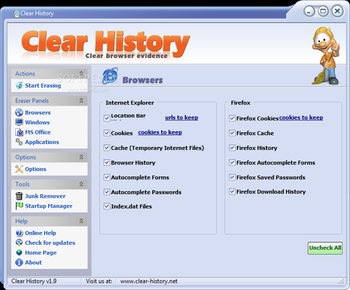 Clear History screenshot 2