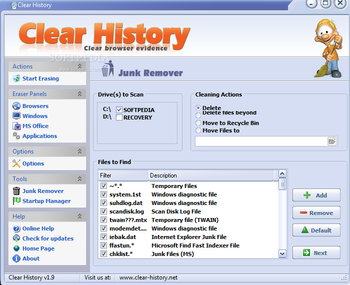 Clear History screenshot 3