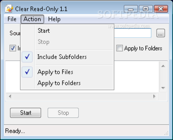 Clear Read-Only screenshot 2