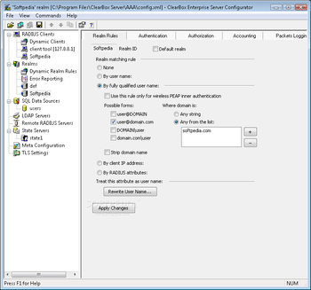 ClearBox Enterprise RADIUS Server screenshot 2