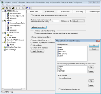 ClearBox Enterprise RADIUS Server screenshot 3