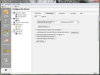 ClearBox TACACS+ RADIUS Server screenshot 5