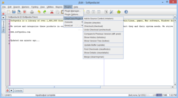 ClearCasePlugin screenshot