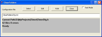 ClearFolders screenshot