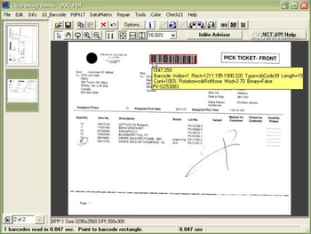 ClearImage Barcode SDK screenshot 2