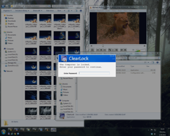 ClearLock screenshot