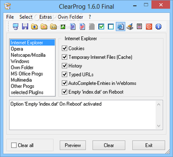 ClearProg screenshot 5