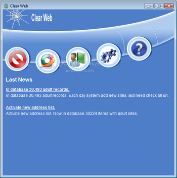 ClearWeb screenshot