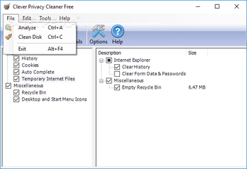 Clever Privacy Cleaner Free screenshot 3