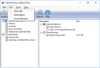 Clever Privacy Cleaner Free screenshot 4