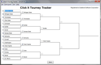 Click It Tourney Tracker screenshot