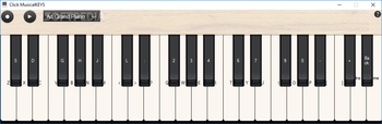 Click MusicalKEYS screenshot