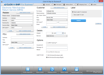 Click-N-Ship for Business screenshot 14