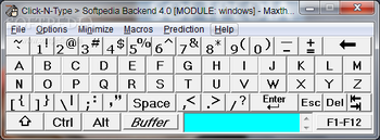 Click-N-Type Portable screenshot