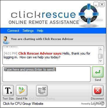 Click Rescue screenshot