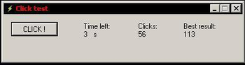 Click Test screenshot