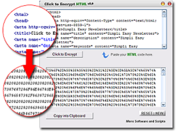Click to Encrypt HTML screenshot