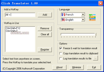 Click Translator screenshot 2