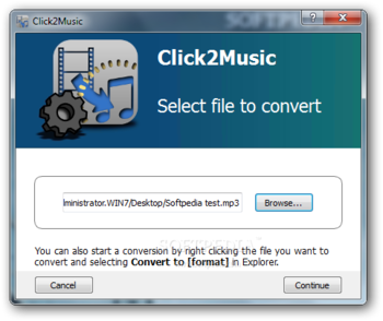 Click2Music screenshot