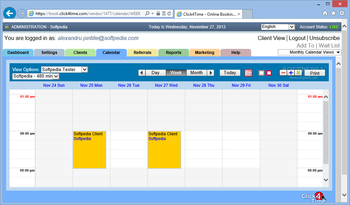 Click4Time eScheduling screenshot