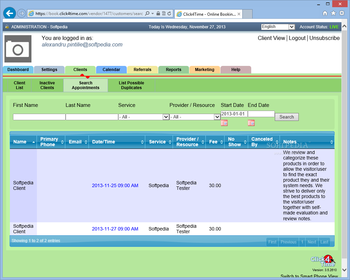 Click4Time eScheduling screenshot 14