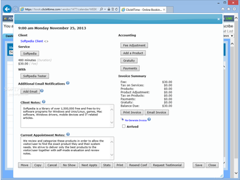 Click4Time eScheduling screenshot 2
