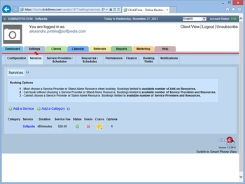 Click4Time eScheduling screenshot 5