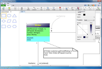 ClickCharts Free Diagram and Flowchart Maker screenshot 3