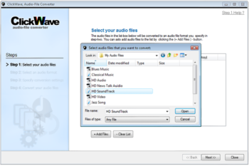 ClickWave screenshot