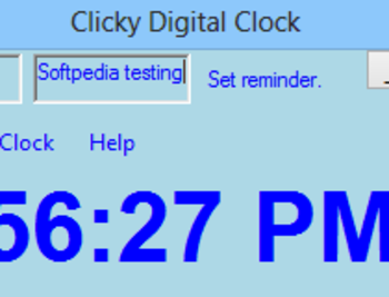 Clicky Digital Clock screenshot 2