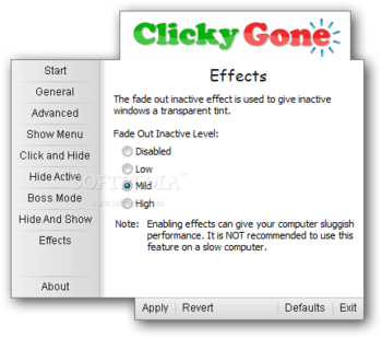 Clicky Gone Portable screenshot 10