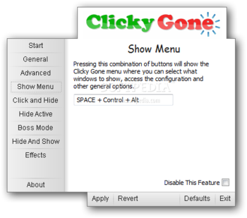 Clicky Gone Portable screenshot 5