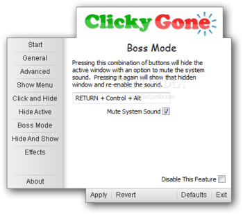 Clicky Gone Portable screenshot 8