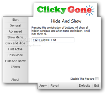 Clicky Gone Portable screenshot 9