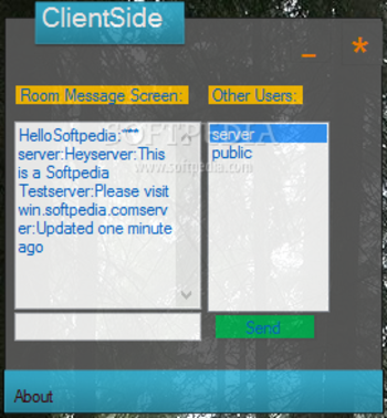 Client / Server Chat screenshot