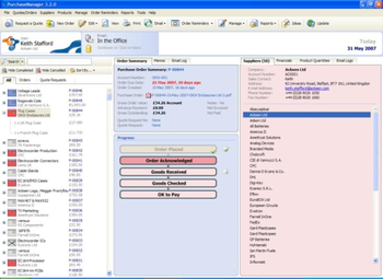 Clientem PurchaseManager screenshot