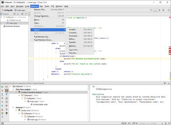 CLion screenshot 11