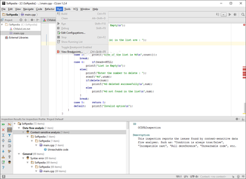 CLion screenshot 12