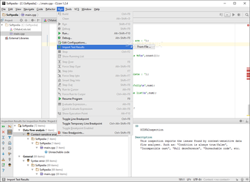 CLion screenshot 13