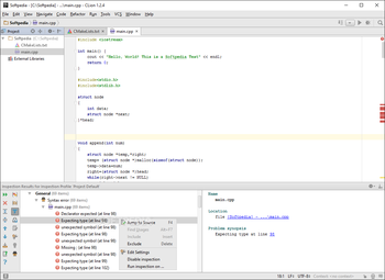 CLion screenshot 4